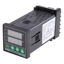 108mm/4.25 in Length Digital Thermostat LED PID Temperature Controller Dual---