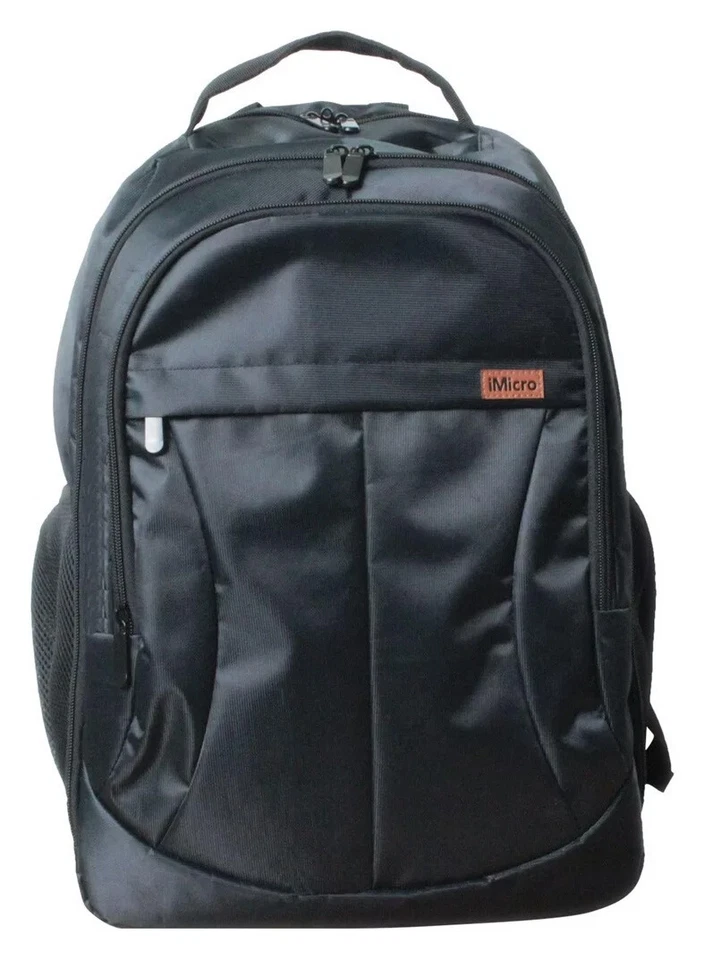 LOT 10-PACK BACKPACKS FITS 15.6 LAPTOP COMPUTER BAG IMICRO BP-LP15V1B BLACK - Image 4 of 4