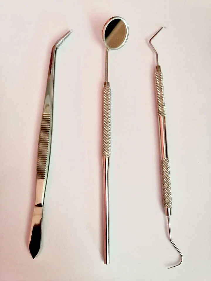 PANTHER SURGICAL Stainless Oral Care Teeth Cleaning Calculus Plague Remover Dental Hygiene Kits