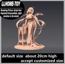 Gioco ILLUSTRO Carino Ragazza Resina Stampa 3D GK Figura Fai da Te Modello Non Dipinto