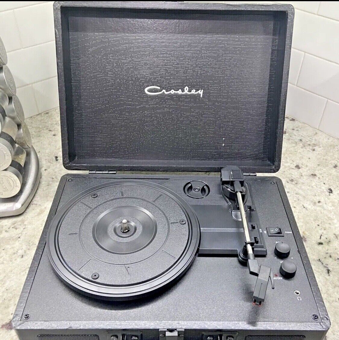 値下げしました！Crosleyポータブルレコードプレイヤー - ポータブル