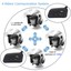 thumbnail 4 - BT Motorcycle Bluetooth Intercom Helmet Interphone Headset V4 1200m 4 Riders FM