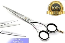 GERMAN PROFESSIONAL BARBER SCISSORS SHEARS WITH SAND FINISH SIZE 6.5"