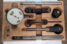 B.C. Ames Co. Universal Dial Test Indicator No. 22  w/ Wooden Box