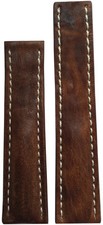 22x18 RIOS1931 for Panatime Aged Brn Vintage Watch Strap For Breitling Deply 