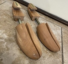 VTG Pair Nordstrom Wooden Cedar Shoe Trees Stretchers Shaper Size Large