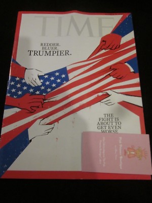 Time Weekly News Magazine November 19 2018 Redder Bluer Trumpier Brand New