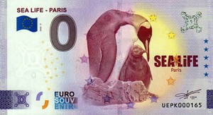 0 Euro Souvenir-Schein Paris Montparnasse – Gedruckt Auf Wertzeichenpapier, 135x74 Mm, Mit Seriennummer