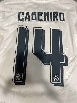 Real Madrid Casemiro 6 CL FINAL Liga Player Issue Adizero Jersey