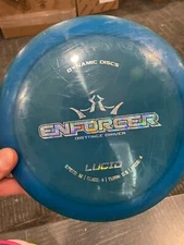 DYNAMIC DISCS LUCID ENFORCER DISC GOLF 174G BLUE/SLV LSDISCS