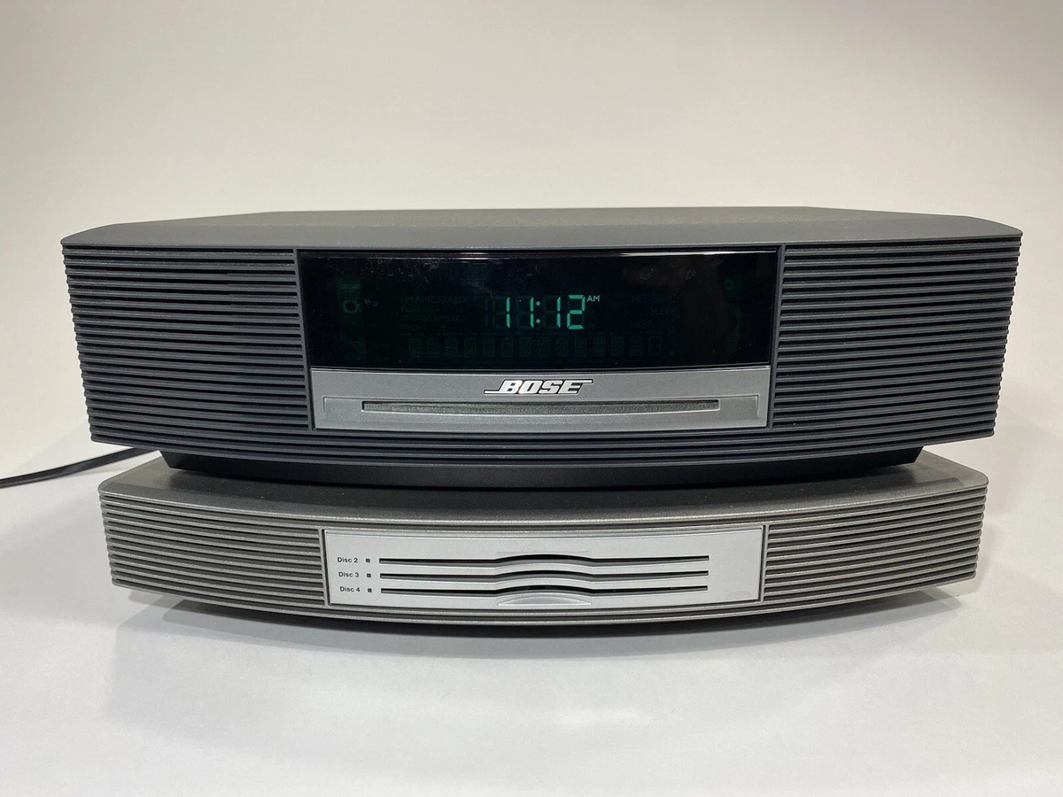 Bose Wave Music System CD Player AM/FM Radio, 3 Disc CD Changer