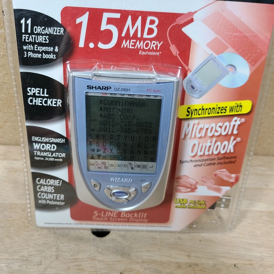 Sharp Wizard Organizer OZ-290H NEW - Image 3 of 4