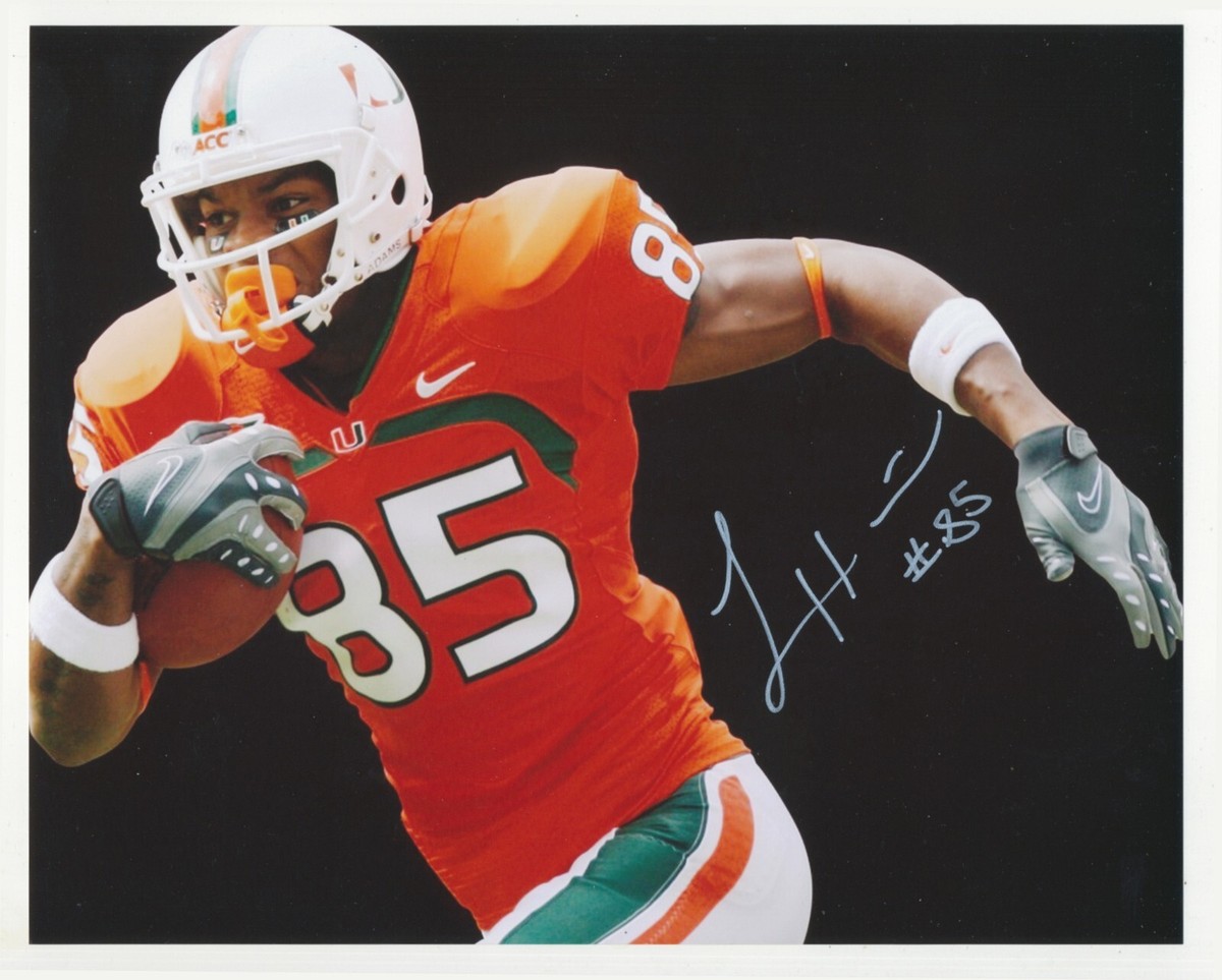 LEONARD HANKERSON Signed/Autographed MIAMI HURRICANES 8x10 Photo w
