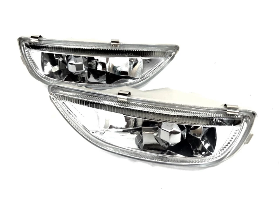 For 2001-2002 Toyota Corolla Front Bumper Fog Lights Driving Lamps Assembly Pair - Image 2 of 4