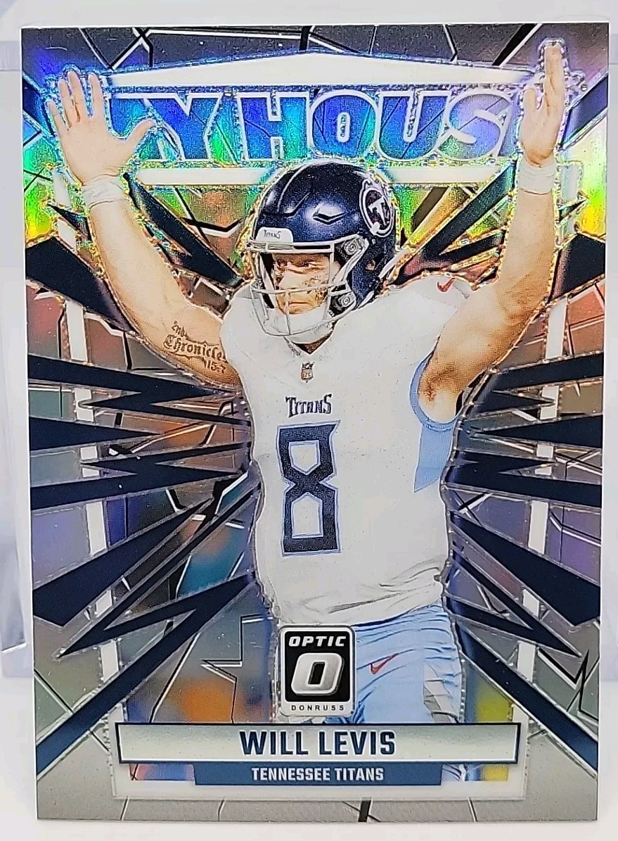 2023 Donruss Optic Will Levis My House Silver Holo Prizm #20 Titans RC Rookie