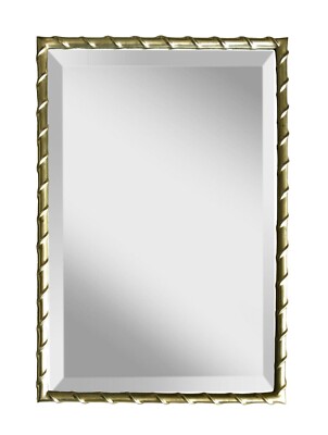 Uttermost Gold Swirl Framed 31.5 x 22'' Rectangular Beveled Mirror 2016