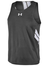 Under Armour Men's Breakaway Singlet Running tank Tank Top Sleeveless Black