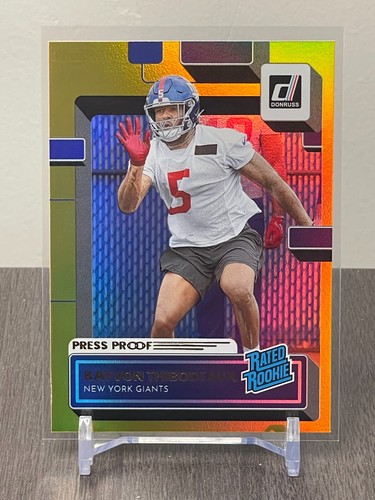 Kayvon Thibodeaux #352 2022 Donruss Press Proof Premium - New York Giants RC