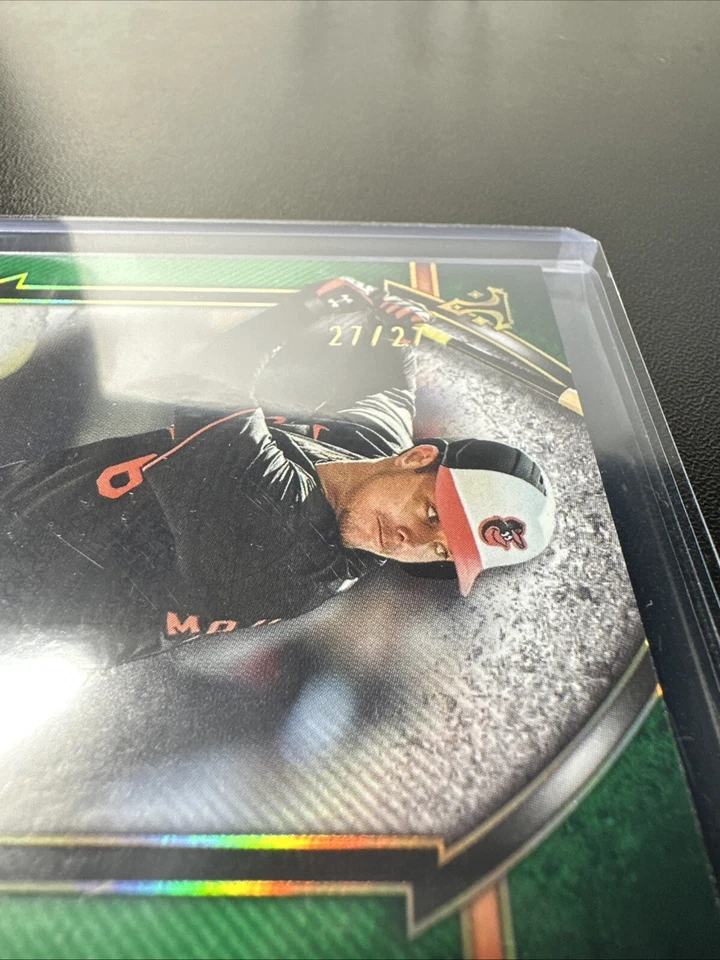 2024 Topps Triple Threads RYAN MOUNTCASTLE Game-Used Jumbo Relic /27 Orioles - Image 2 of 4