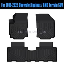 For 2018-2025 Chevrolet Equinox Gmc Terrain Suv Tpe Floor Mats Liners Set New
