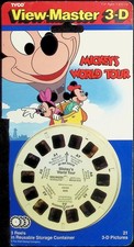 Mickey's World Tour 3d View-Master 3 Reel Packet