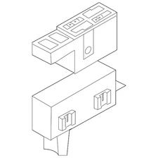 Genuine Nissan Fuse Box Cover 24382-ZQ00A