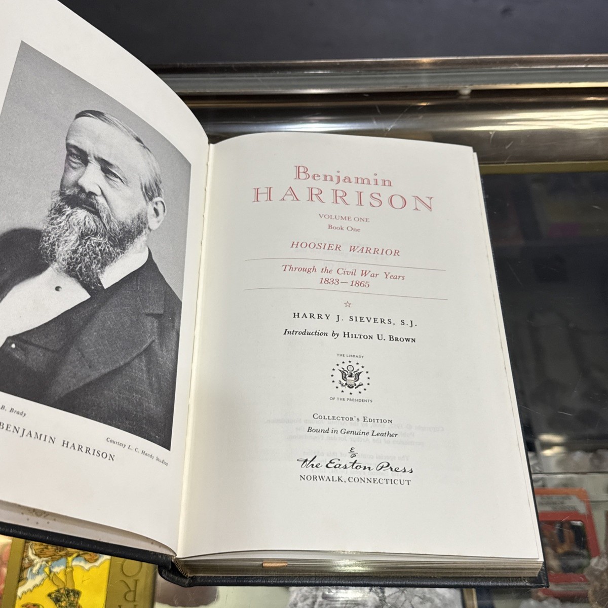 Easton Press, Benjamin Harrison Hoosier Warrior by Harry J