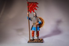 Tin soldier Collectible Viking with Odin Standard, IX-X cc. 54 mm Vikings Barbar
