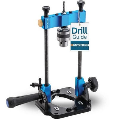 Rockler Drill Guide | Portable Drill Press Adapter for Hand Drill - 0 to 60 A...