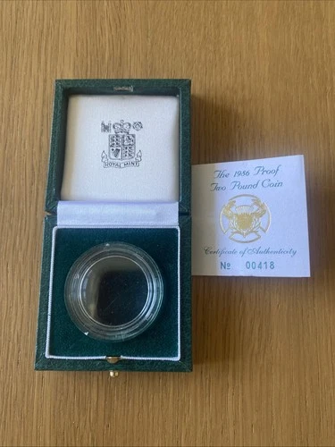 1986 UK 2 Pounds — photo from another recent sale
