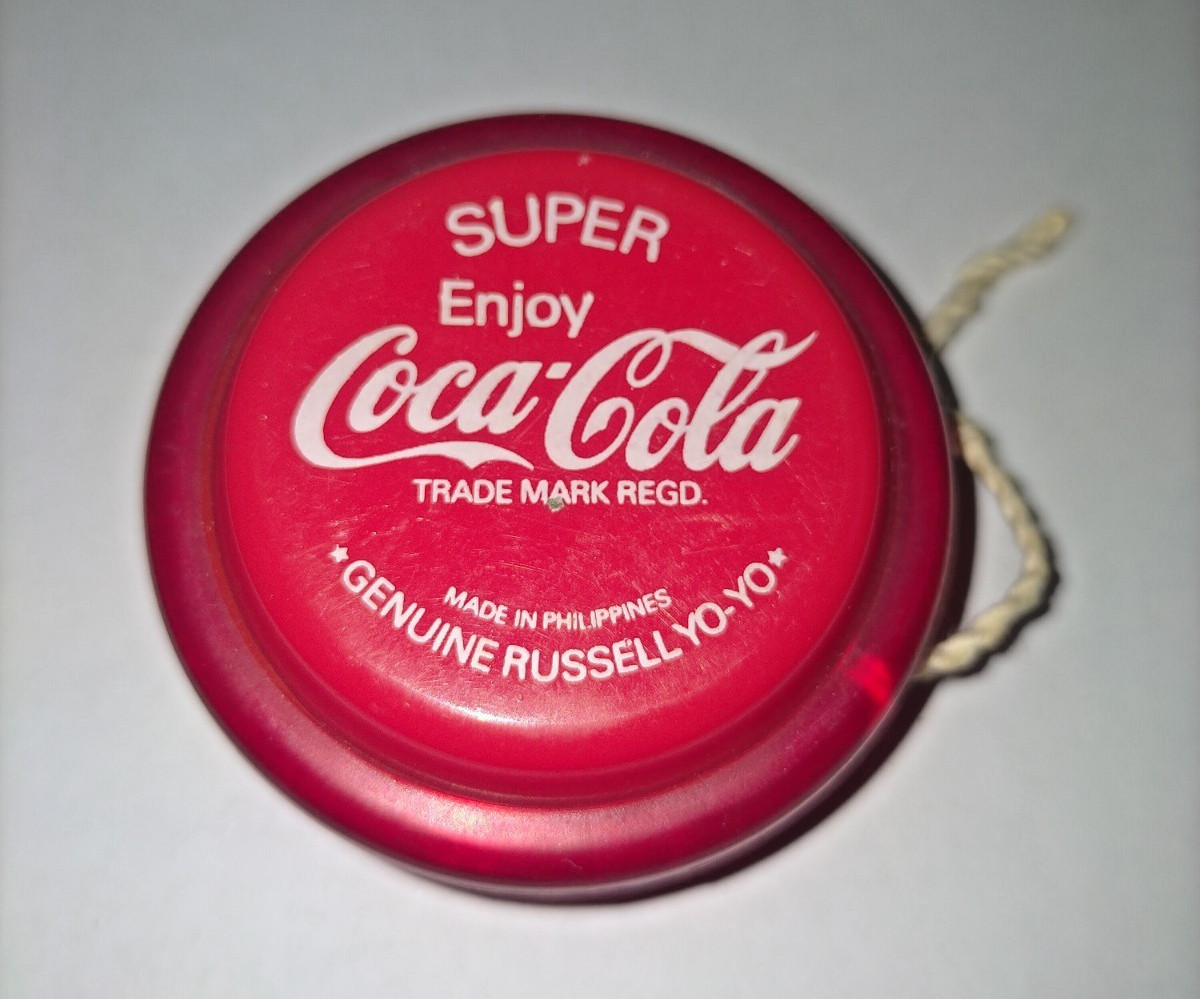 Yo-Yo Russell Coca Cola Super Vintage Anni 70 80 Promotional Originale Red
