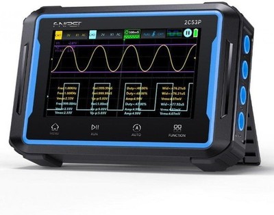 FNIRSI 2C53P 3-in-1 Portables Oszilloskop mit Multimeter und Signalgenerator,