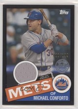 2020 Topps 1985 Baseball Relics Series 2 Black 22/199 Michael Conforto qf8
