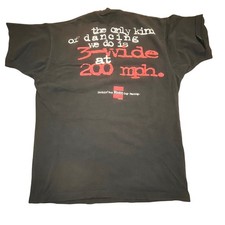 Vintage NASCAR Winston Cup 200 MPH Graphic Tee Fruit Of The Loom Racing Shirt XL