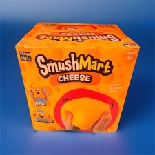 Crazy Fun SmushMart Cheese Squishy Squeezable Stress Reliever Sensory Toy 6