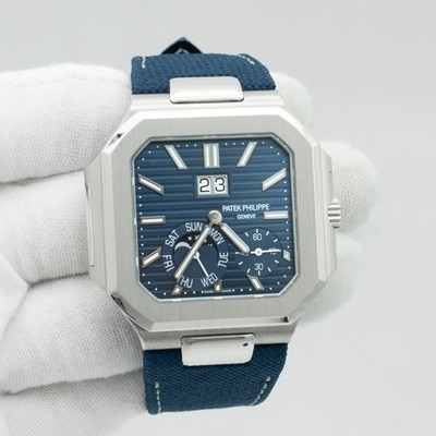 Patek Philippe Cubitus 5822P-001 Platinum Blue Dial Moon Phase (2025)