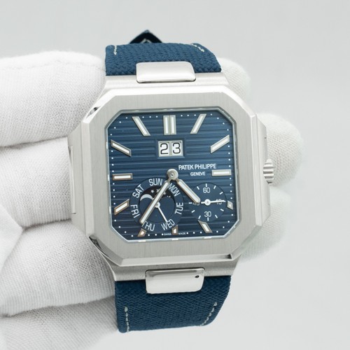 Patek Philippe Cubitus 5822P-001 Platinum Blue Dial Moon Phase...