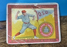 OHIO STATE BASEBALL ~ T51 Murad Cigarettes College Series 3rd Series Osu Buckeye