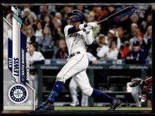 2020 Topps Update #U-21 Kyle Lewis Rookie Card. rookie card picture
