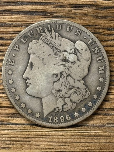 1896-s Morgan Silver Dollar Better Date Vg Condition