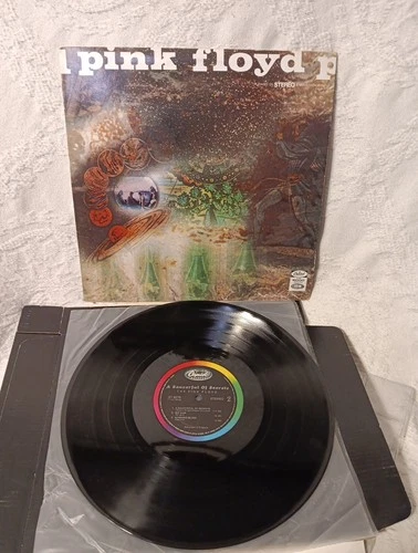PINK FLOYD- A SAUCERFUL OF SECRETS LP Vinyl RECORD EX-/VG 1st Canadian Press EMI
