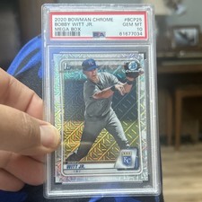 2020 Bowman Chrome Prospects Bobby Witt Jr. BCP-25 PSA Kansas City Royals