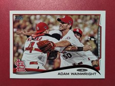 Adam Wainwright 2014 Topps SSP #375 Photo Variation -- with Yadier Molina SSP