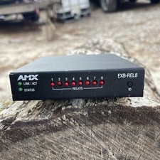 AMX FG2100-20 EXB-REL8 ICSLan Relay Interface 8 Channels Device Control Box LAN