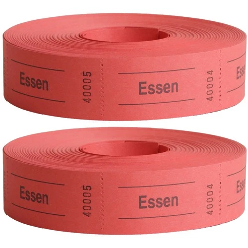 2x Bon-Rolle Herlitz 2000x Essensmarken Manger De Marque Valeur Bon Bons