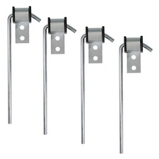 4 Pack Universal Exhaust Hanger Rod, Heavy Duty Exhaust Muffler Hanger Rod, 3...