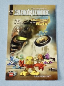 2001 McDonalds Lego Bionicle TOHUNGA - Promotional Toa Matoran Set + Rahi Comic