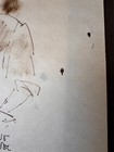 Signed Original Portrait Of Nancy Reagan By Zero Mostel (Drawing) - 1958 — photo 7