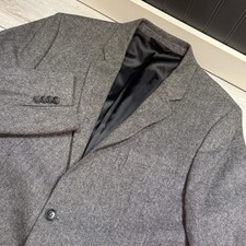 Banana Republic Sport Blazer Men's 44R Wool Blend Tailored Fit Gray New!