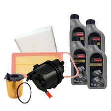 KIT TAGLIANDO 4 FILTRI 4 LT OLIO FORD MOTORCRAFT 5W30 FIESTA V FUSION 1.4 TDCI 